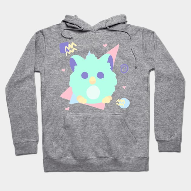 Furby (Blue) Hoodie by thighhighsenpai